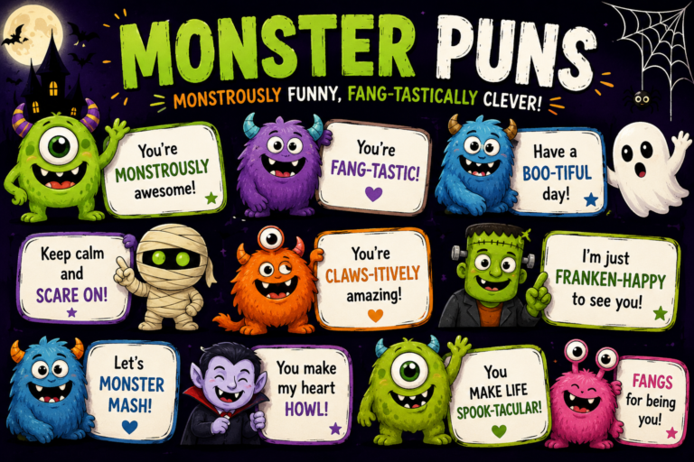 Monster Puns