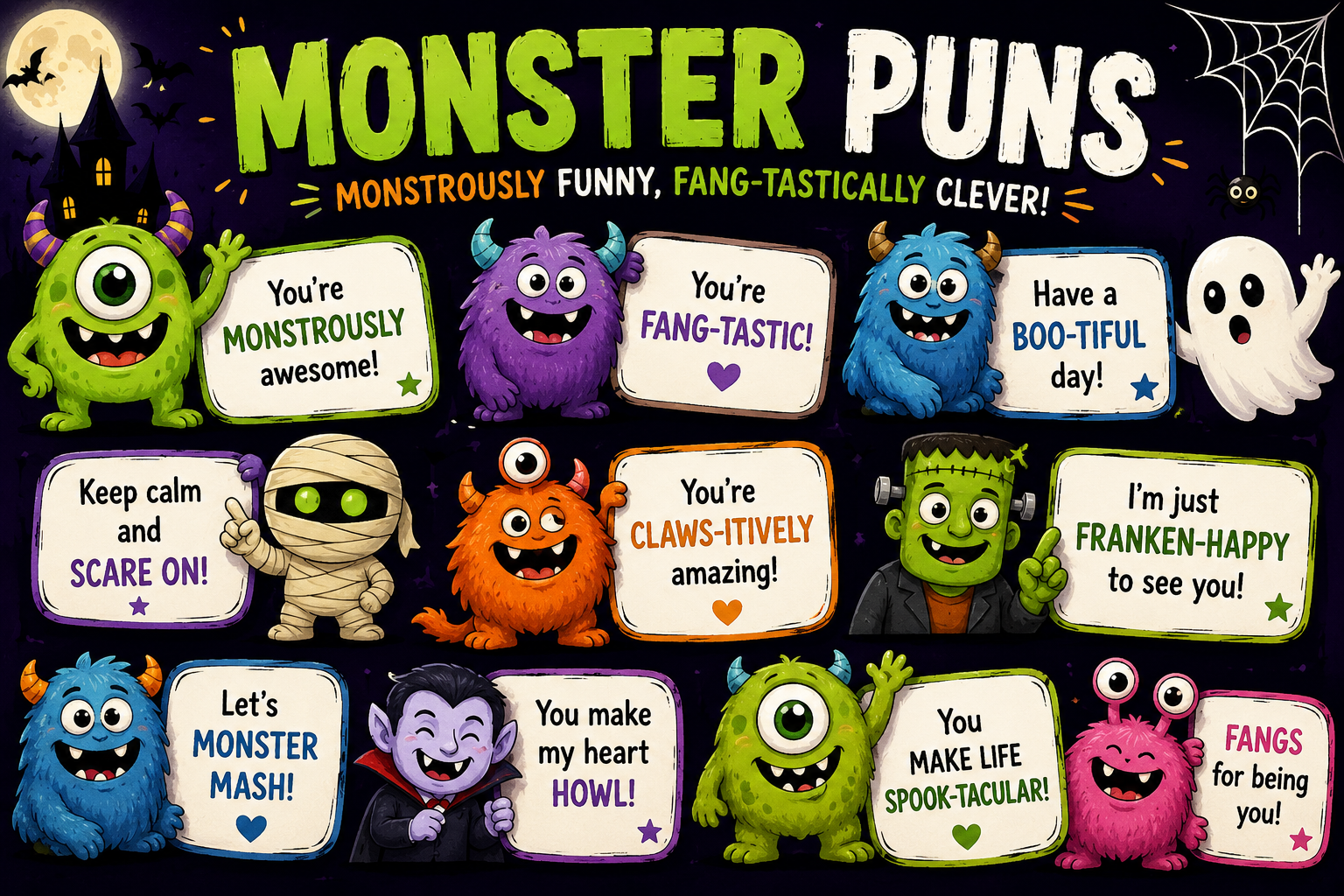 Monster Puns