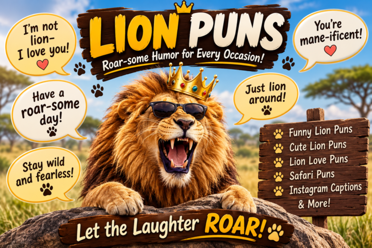 lion puns