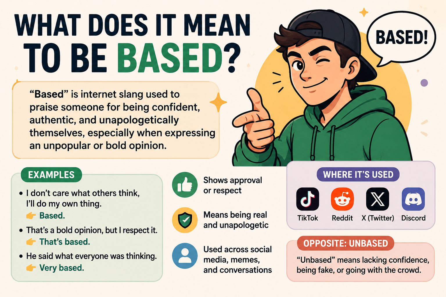 mean to be based