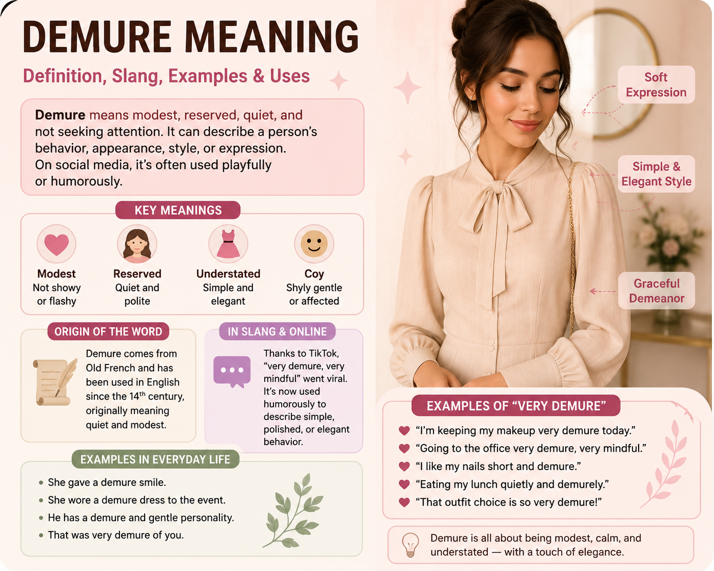 demure meaning