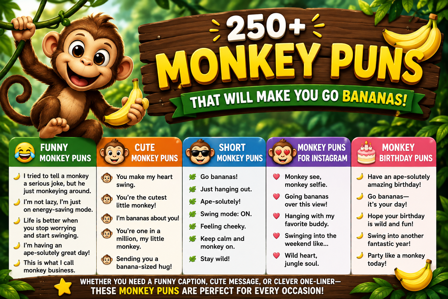 monkey puns