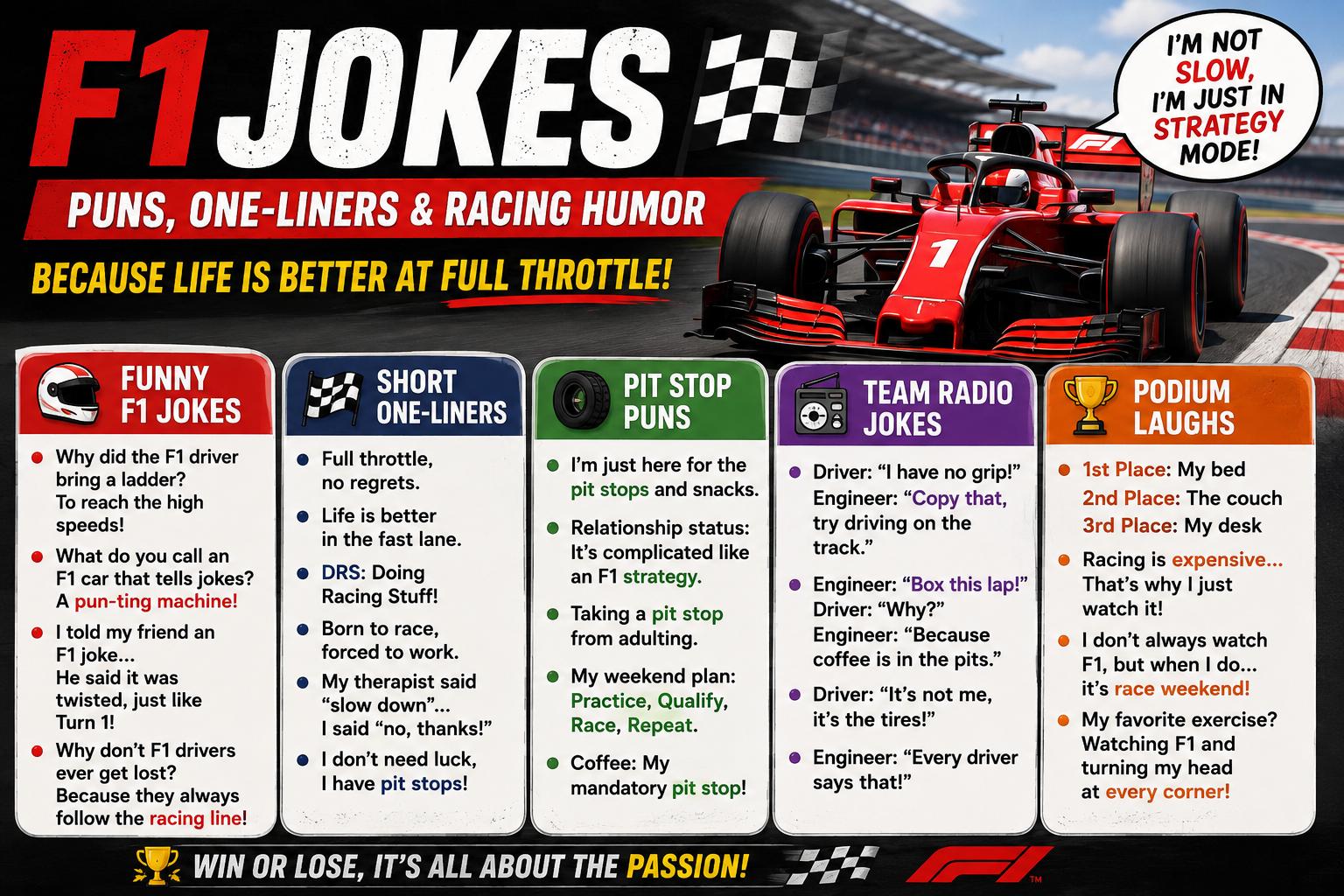 F1 jokes