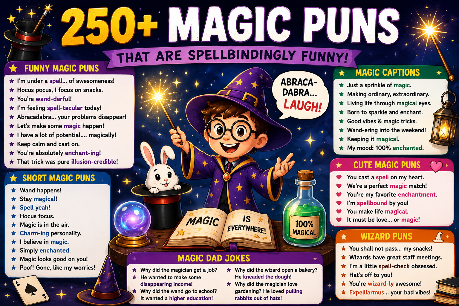 magic puns